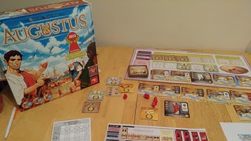 Rise of Augustus board game - setup, how to play and review * Amass Games * HD Bingo Paolo Mori via