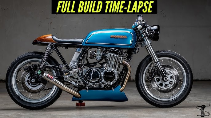 Honda Cb750 | Café Racer | Motogp Werks Exhaust | 4Into1 Exhaust | Gsxr  Front End | Walk Around - Youtube