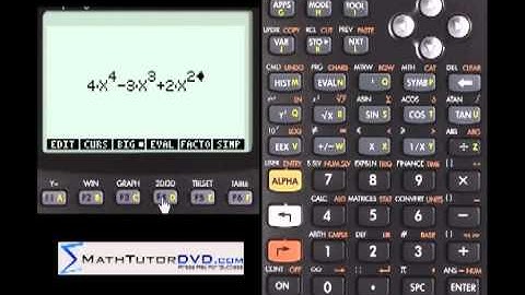 Finding roots of Polynomials using the HP-50g Calculator