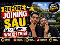 Before Joining SAU M.Sc Maths… Watch This!🤔#sau #cuetpg #mathematics #addmission