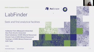 #AuScope2021 — Guillaume Florin (LabFinder)