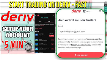 Set Up a Deriv Account FAST — Start Trading in 5 Minutes (Beginner Tutorial 2025