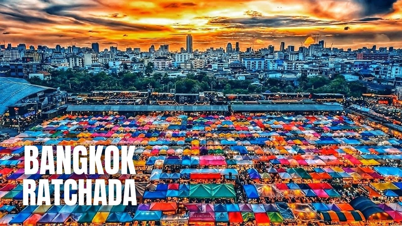 Bangkok Ratchada Night Market Shopping Tour (2020)
