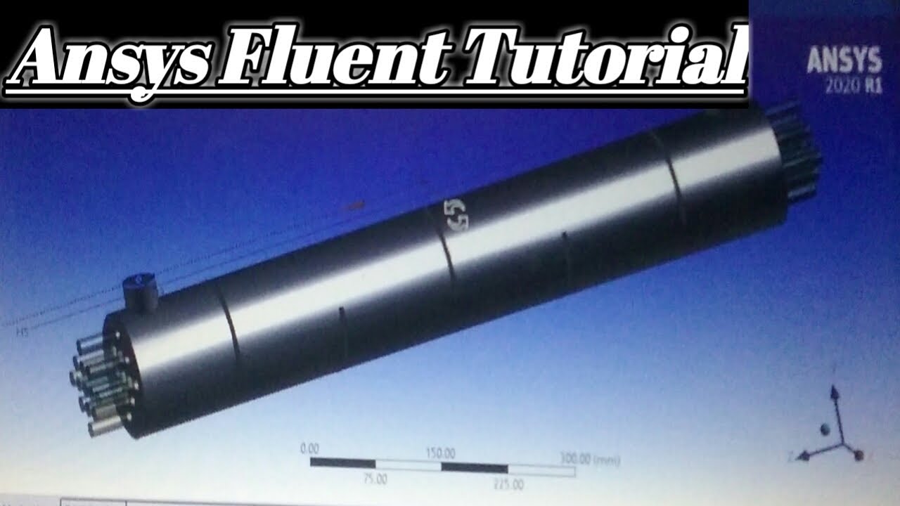 How to draw Shell and tube Heat exhanger Part 1: Ansys Fluent