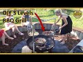 DIY BBQ 3 Stufen Grill für Feuerschale selber bauen I BBQ 3 Level grill for fire bowl build yourself