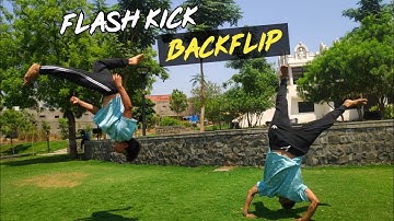 Roundoff Flash kick Tutorial | Back flip kick | Rajkumar karki