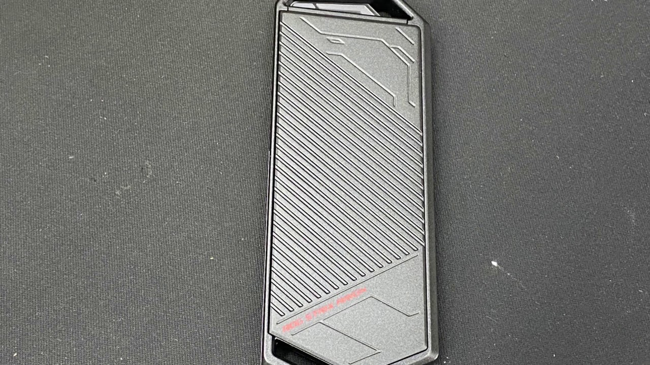 ROG STRIX  ARION m.2 SSD 外接盒 RGB 燈光特效 40秒 極簡開箱