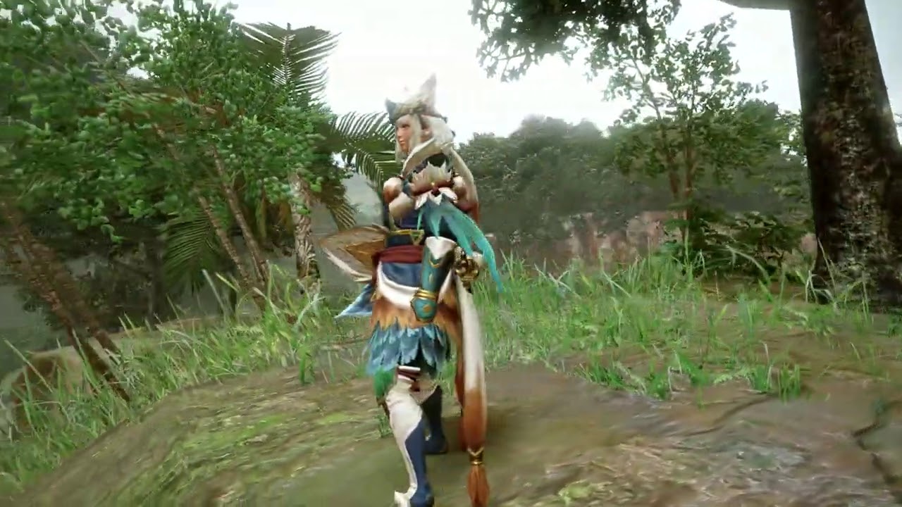 第二十三項 モンスターハンターライズ 映像見聞録 装備紹介 ビシュテンゴ素材防具 Youtube