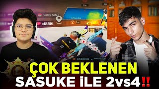 BİR SASUKE, BİR DOĞUKAN BUNY ! 2vs4 HARİTAYI ALT ÜST ETTİK ! / PUBG MOBİLE