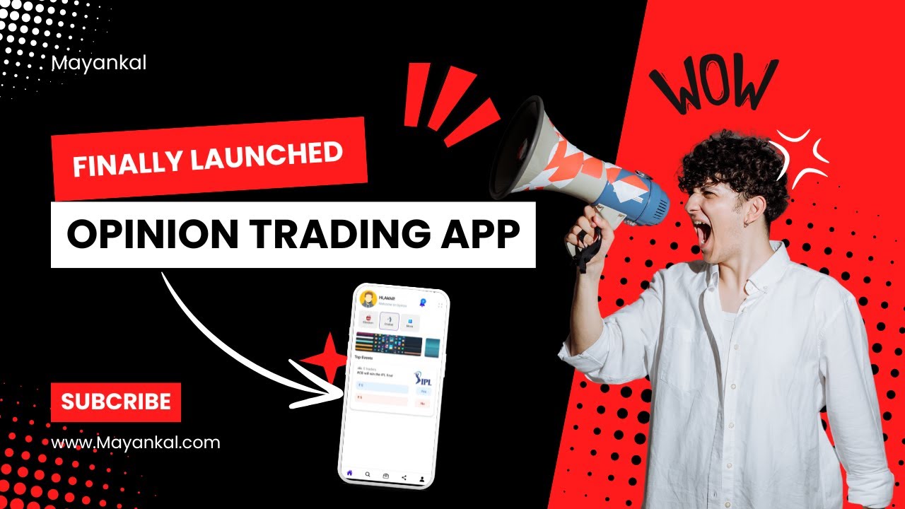 Opinion Trading App Launched | Live Promo🔴| Mayankal
