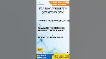 Top C Interview Questions part-12 | XpertChamps Insights #skillstruct