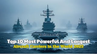 Top 10 Most Powerful And Largest Aircraft Carriers in the World 2025