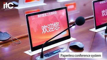 ITC paperless conference system applied to People