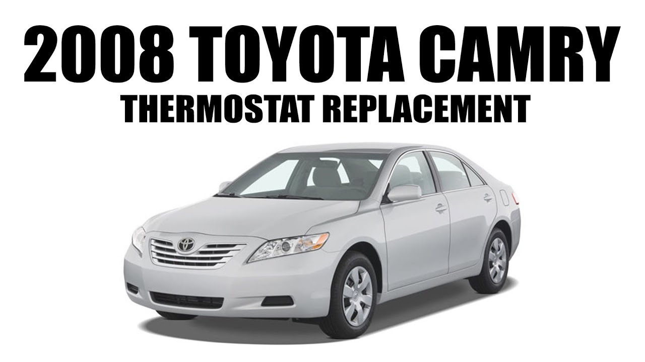 Замена термостата на Camry 2008 года | Удаление воздуха из системы охлаждения [E200]