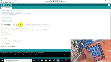 4X4 MATRIX KEYPAD INTERFACING WITH ARDUINO MEGA IN  TAMIL