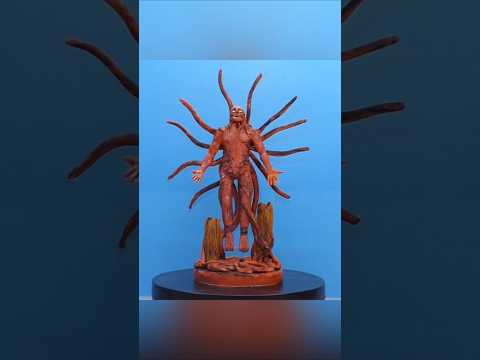 Making Vecna with Clay 🌸 Strange Things