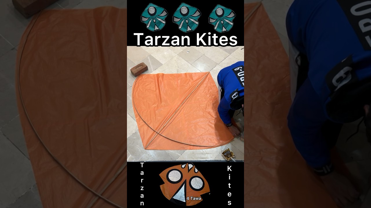 How to make 4 Tawa kite at home #Big kite shorts vedio #Kite Banane ka tariqa #Tarzan Kites