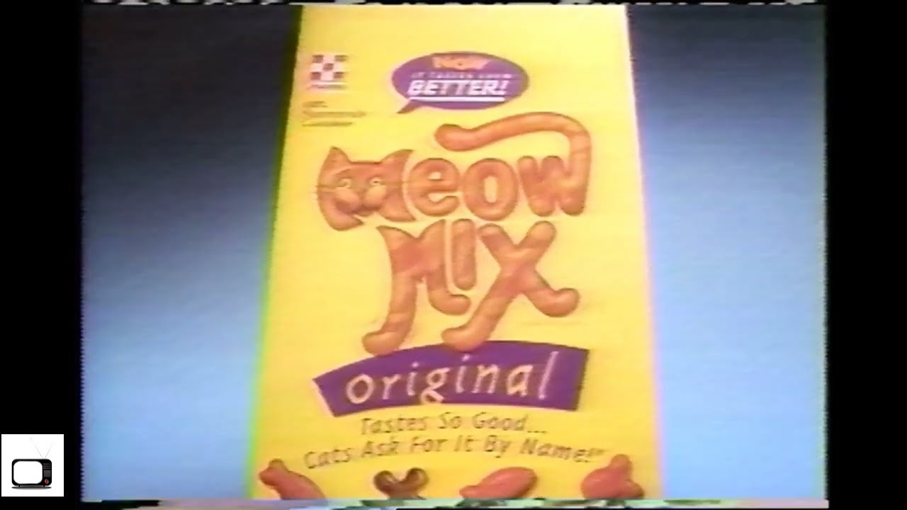 Meow Mix Cat Food Commercial (1999) YouTube