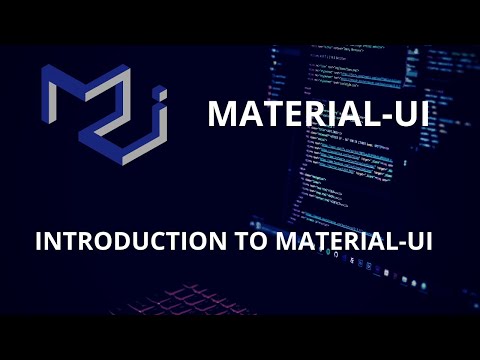 Material UI Guide : #1 Introduction to Material UI