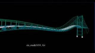 3D Bridge Model Simulation
