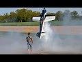 Huge rc yak54 model airplane 3d aerobatics flight demonstration  blsdorf germany 2016