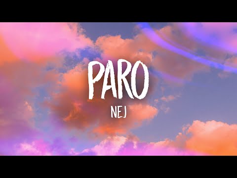 Nej - Paro (sped up) Lyrics | allo allo tik tok song