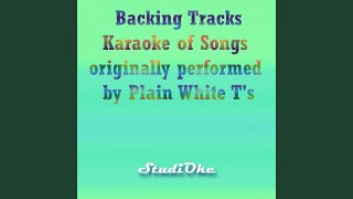 Hey There Delilah (Originally performed by Plain White T's) (Instrumental Version) - StudiOke