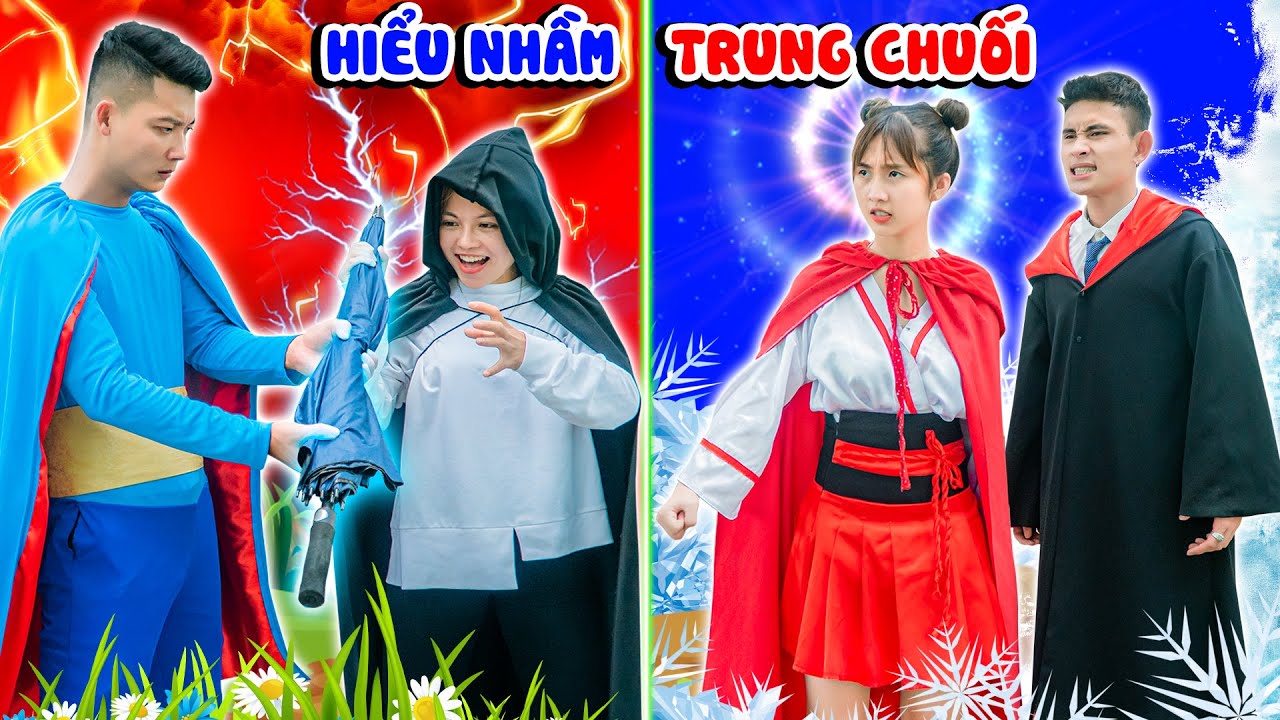 HIỂU NHẦM TRUNG CHUỐI - Trả Sức Mạnh Lại Cho Em! - Gia Đình Siêu Nhân Natra Tập 20 - Táo xanh TV