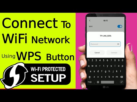 ✓ How To Connect To WiFi Network Using #WPS Button WiFi Protected Setup | Without Password 4K