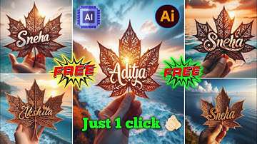 How to Create A Dry Leaf viral ai photo editing | trending ai photo editing | bing image creator