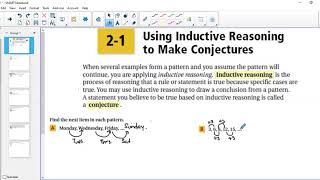 Grade 7-Chapter 2-1 Inductive Reasoning & Conjectures