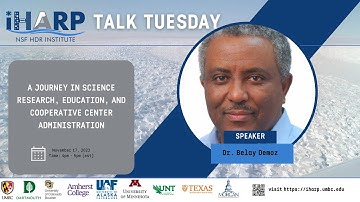 iHARP Talk Tuesday Seminar:  Dr. Belay Demoz