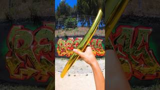 Super Shiny Graffiti Gold Letters
