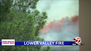 Residents escape safely from burning Lower Valley home