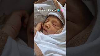 welcome to the world 🌎 💖 #baby #babygirl #newborn #shorts #trending #shortvideo #youtubeshorts #shor
