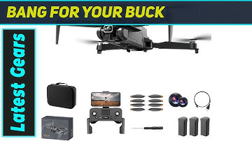 V168 Pro Drone: 90 Mins Flight & 4K Camera for Beginners!