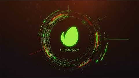 Glitch Technology Logo | After Effects template