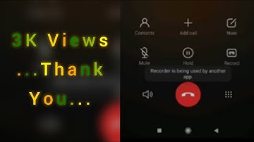 RECORDER IS BEING USED BY ANOTHER APP FIX IN Mi PHONE