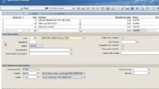 Maximo v7 Planning: Create a Basic Work Plan