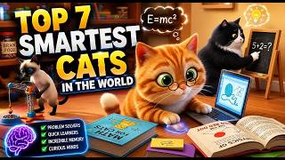 🐱 TOP 7 SUPER SMART CATS! — You Won’t Believe #1! 🤯
