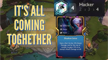 i was going 4 Hacker and then got a Zed augment | tft set 8 ranked |