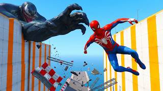 SPIDER-MAN AND FRIENDS MOTORCYCLE JUMP! MOTORCYCLES WITH SPIDERMAN - IR GAMES