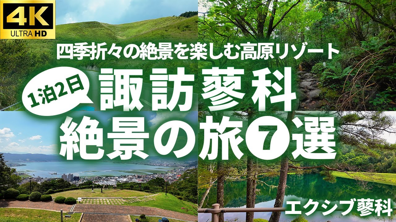 【諏訪蓼科vlog】1泊2日で信州の大自然を満喫！| 白樺湖 | 蓼科 | ビーナスライン | 立石公園 | 4K