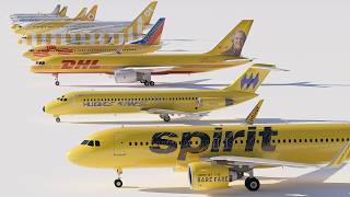 Top 10 Yellow Airline Liveries
