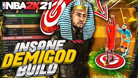 MY NEW 99 OVR DEMIGOD BUILD IS GAMEBREAKING BEST BUILD IN 2K21 CURRENT GEN + BEST JUMPSHOT *PATCH 8*