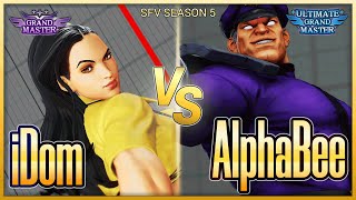 [SFV] iDom Laura vs AlphaBee M.Bison