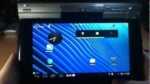 Arnova 7 G2 with Android 3.2 lookalike firmware