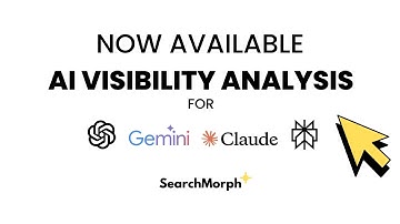 AI Visibility Analysis for LLM Optimization | Pre MVP | SearchMorph