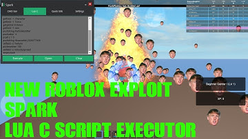 New Roblox Hack/Exploit:Spark(Patched)LUA C Script Executor and More!