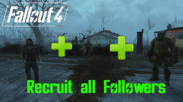 Fallout 4 Mod Showcase: Recruit all Followers Mod | RECRUIT SETTLERS